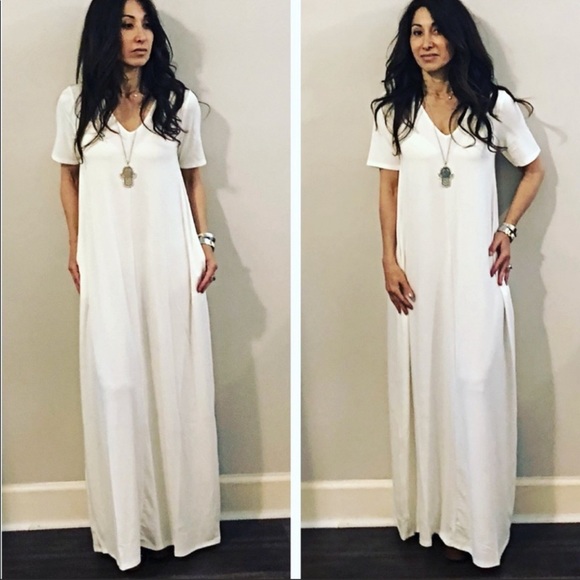 Favorite Loose fit long side pocket maxi dress - Picture 3 of 7